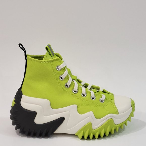 Converse Run Star Motion High 'Lime Twist' Unisex Platform Sneakers 172066C NWT - Picture 2 of 6